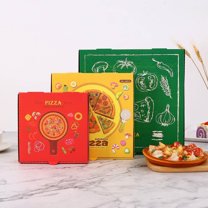 Takeaway paper pizza packaging bag Takeaway paper pizza packaging bag